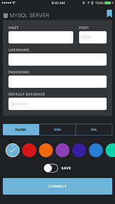 Query - A MySQL client for iPhone